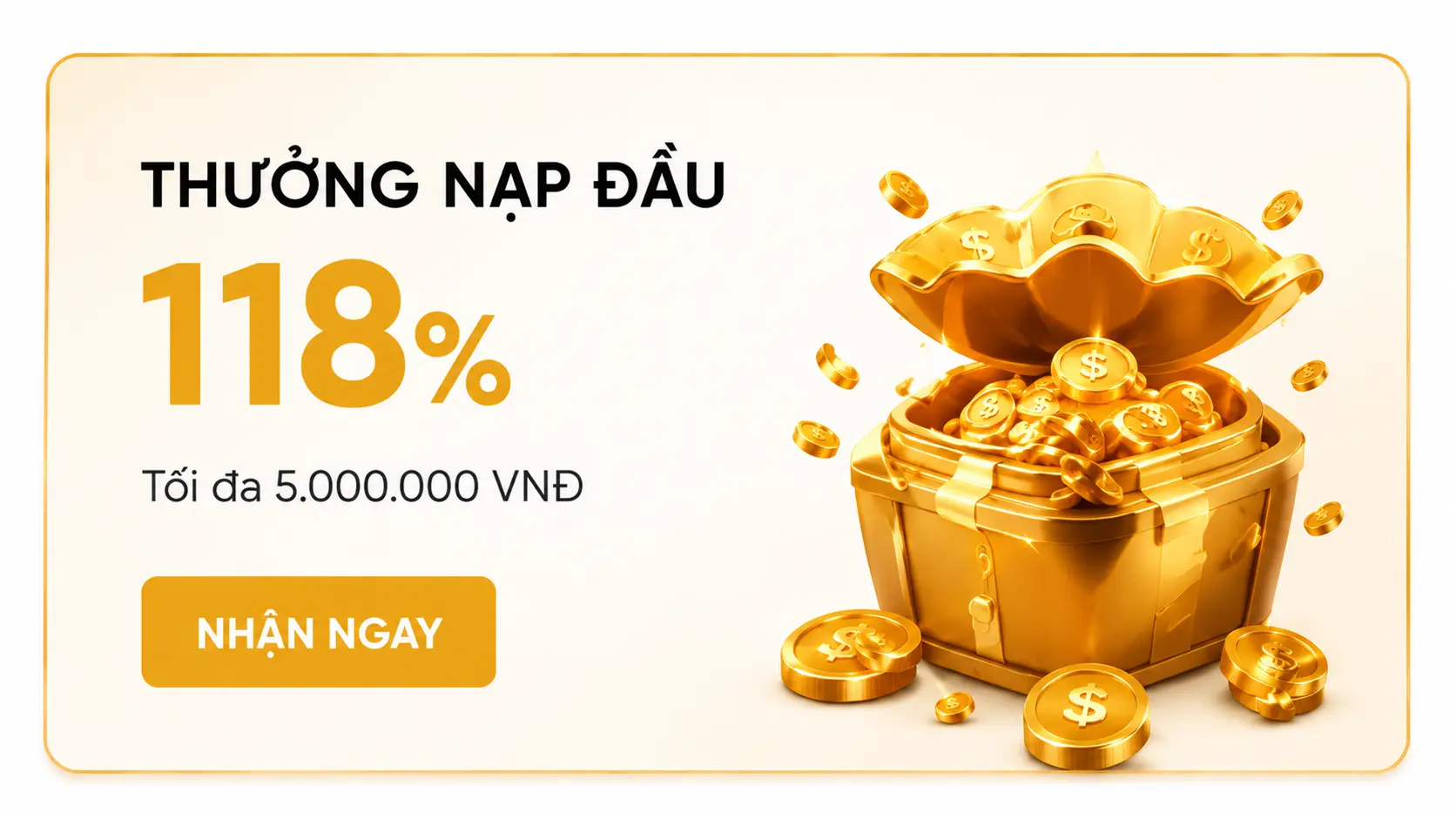 Thưởng nạp đầu tại UG88